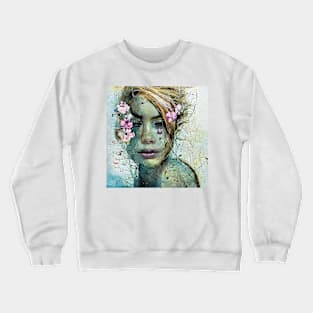 delicate girl Crewneck Sweatshirt